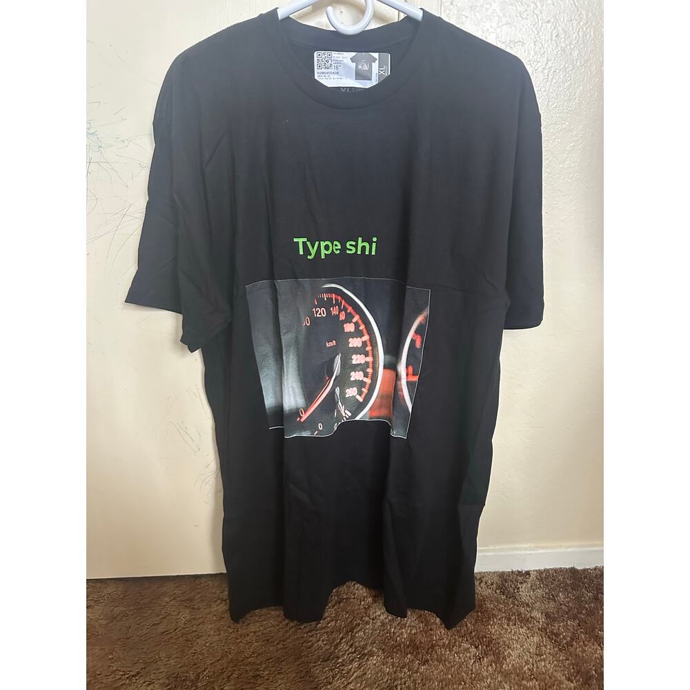 Type Shi Graphic T Shirt Men’s XL Black Speedometer Car Meme Cotton Tee